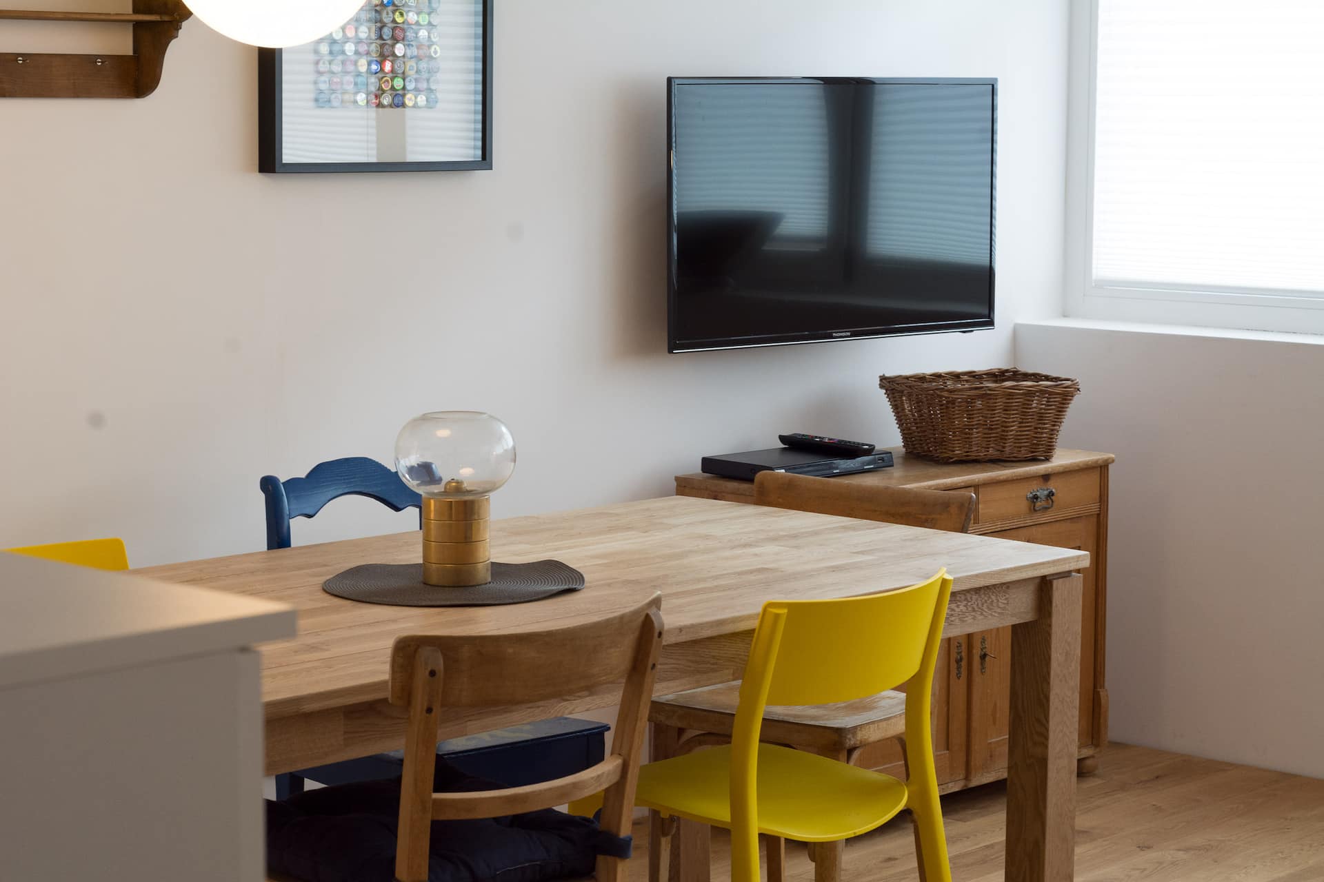 Schlafzimmer im Business Apartment Sankt Anton im Detail